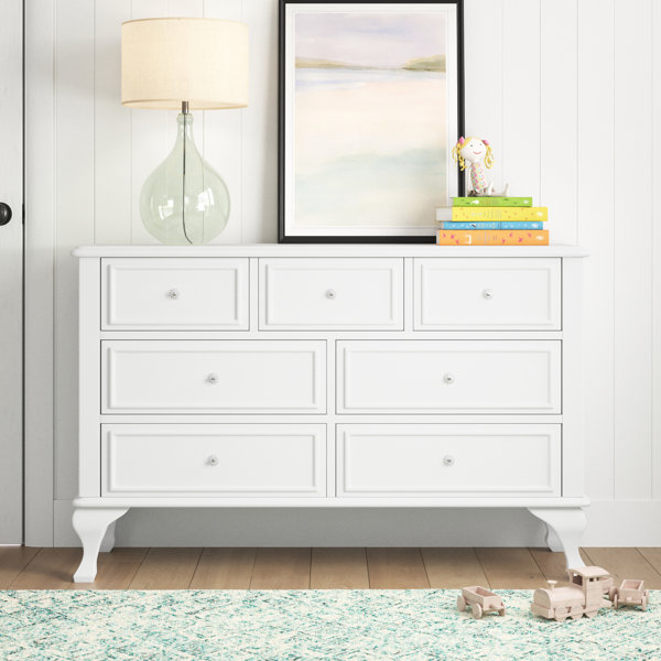 Wayfair White Tall Dressers Allmodern Grady 6 Drawer Double Dresser